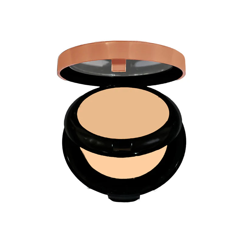 Glamorous Face Invisible Matte Long Lasting Double Compact Powder (Shade:01)