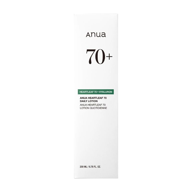 Anua Heartleaf 70+ Hyaluron Daily Lotion 200 ml Deep Hydration & Soothing Care (K Beauty)