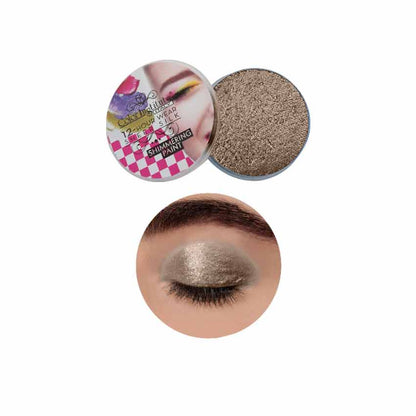 Color Institute Shimmer Eyeshadow . Eye Shimmering Paint (Shade:06) (Beige Glow)