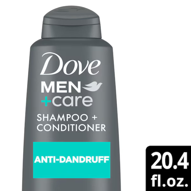 Dove Men+Care Anti-Dandruff + Pyrithione Zinc 2-in-1 Shampoo & Conditioner 603ml Moisturizing Hair & Scalp