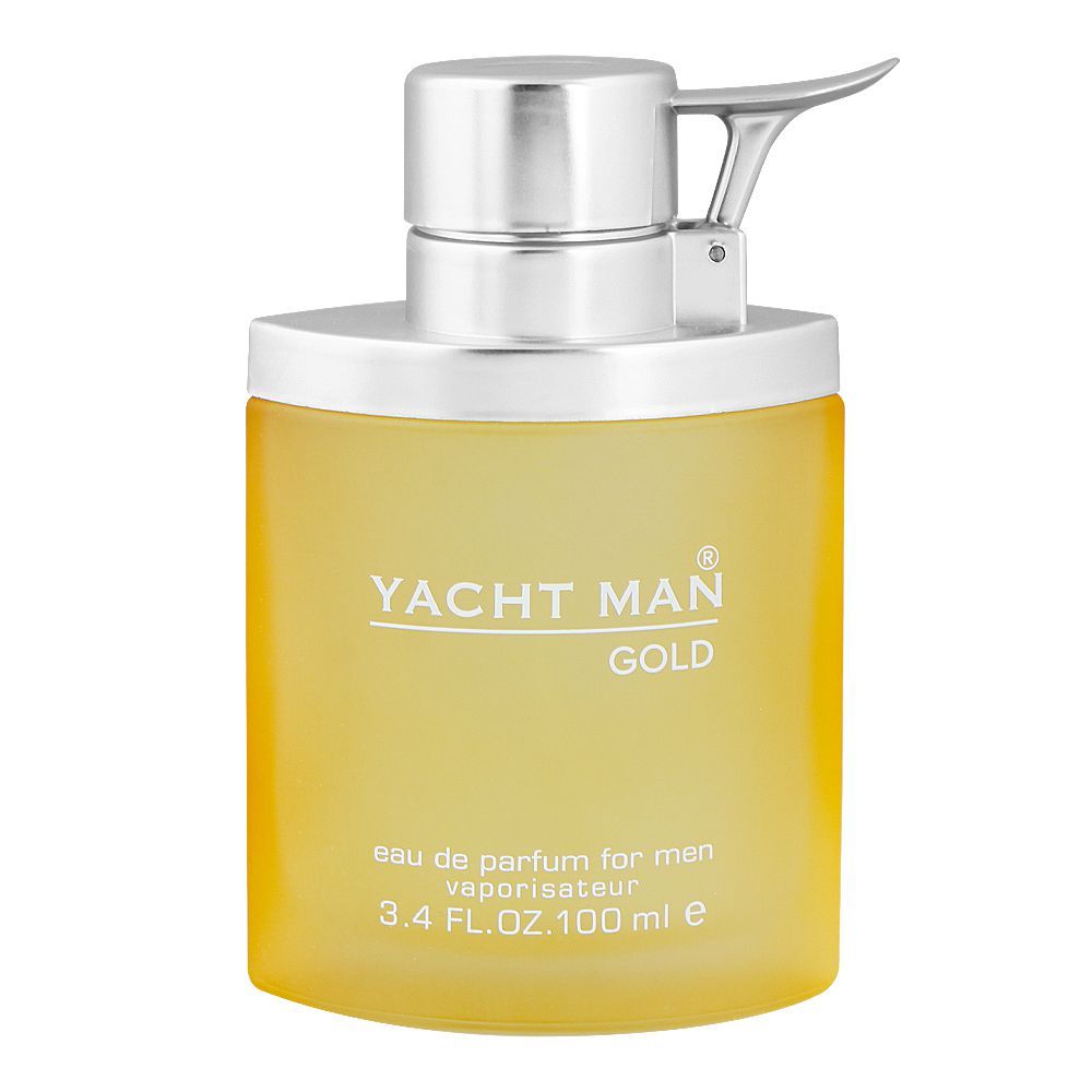 Yachtman Yacht Man Gold Eau de Parfum for Men 100ml - Long Lasting Luxury Warm Masculine Fragrance Spray
