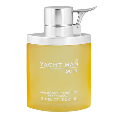 Yachtman Yacht Man Gold Eau de Parfum for Men 100ml - Long Lasting Luxury Warm Masculine Fragrance Spray