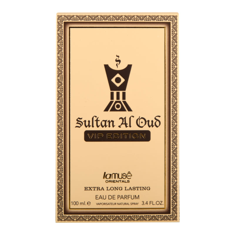 Sultan Al Oud VIP Edition By Lamuse Eau de Parfum 100ml (Luxury & Intense Oud Fragrance)