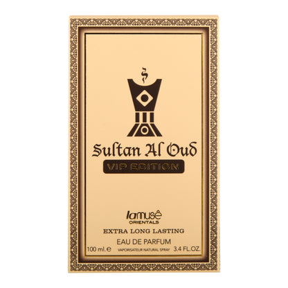 LA MUSE Sultan Al Oud VIP Edition by Lamuse Eau de Parfum 100ml (Luxury & Intense Oud Fragrance)