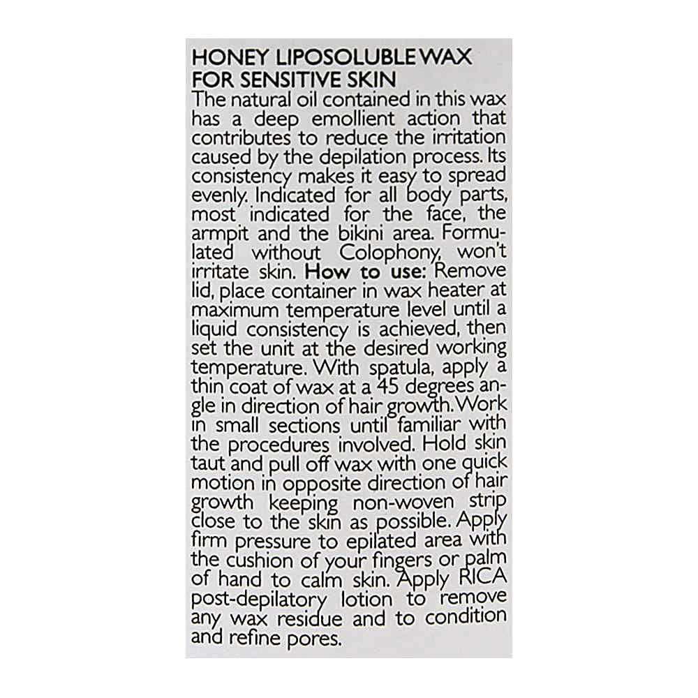 RICA Honey Liposoluble Wax For Sensitive Skin 400ml