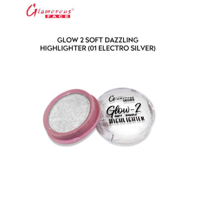 Glamorous Face Glow 2 Soft Dazzling Highlighter (01 Electro Silver)
