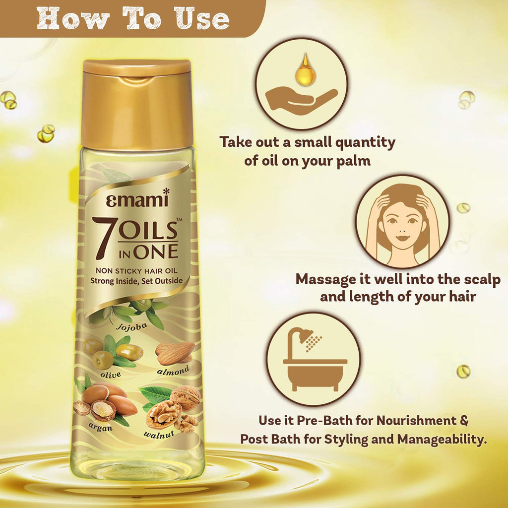 Emami 7 Oils In One Non Sticky Hair Oil 50ml