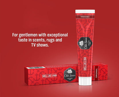 Old Spice Lather Shaving Cream with Original Fragrance 70 g Smooth Shave & Masculine Scent