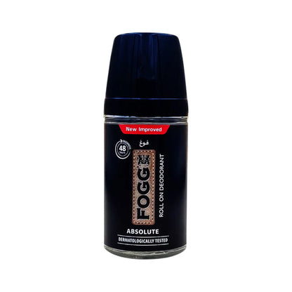 Fogg Absolute Roll-On Deodorant 50ml New & Improved Long-Lasting Freshness
