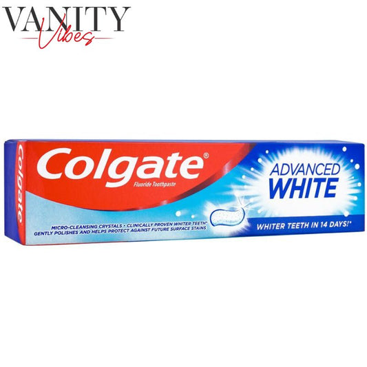 Colgate Advanced White Toothpaste 100ml Powerful Whitening & Fresh Breath