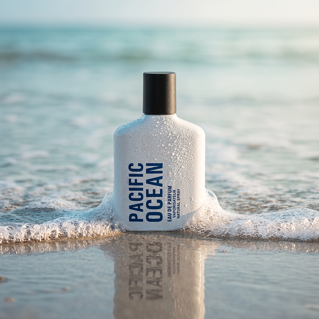 Pacific Ocean Eau De Parfum 100ml – Long Lasting Fresh Aquatic Fragrance for Men & Women, Clean Ocean Scent