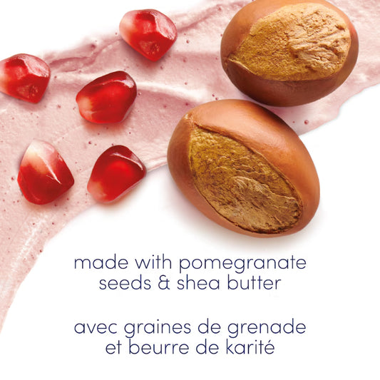 Dove Exfoliating Body Polish Pomegranate Seeds & Shea Butter 298g - Gommage Exfoliant Pour Le Corps for Smooth Soft Skin