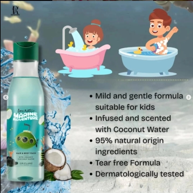 Oriflame Cosmetics Love Nature Marine Adventure Hair & Body Wash 250ml