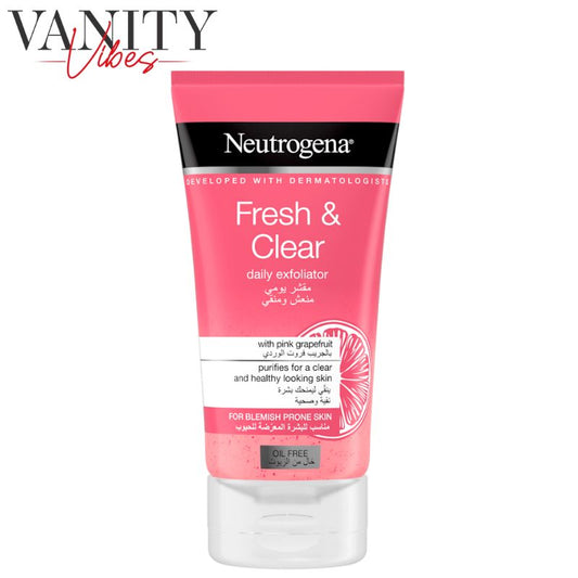 Fresh & Clear Daily Exfoliator with Pink Grapefruit 150ml