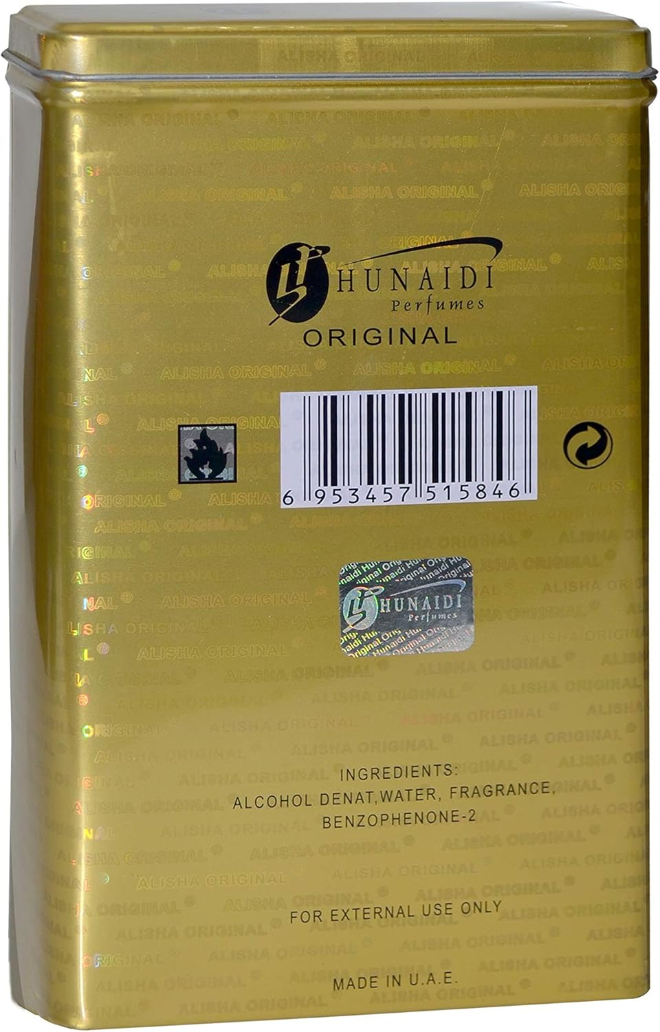 Alisha Gold by Hunaidi Eau de Parfum 100ml for Women