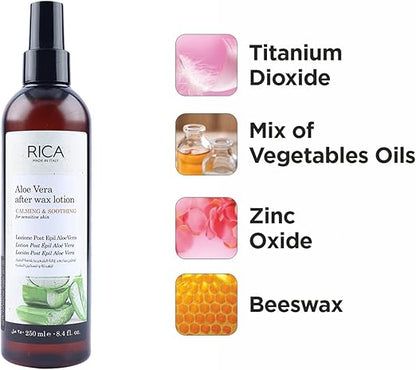 Rica Aloe Vera After Wax Lotion-250ml