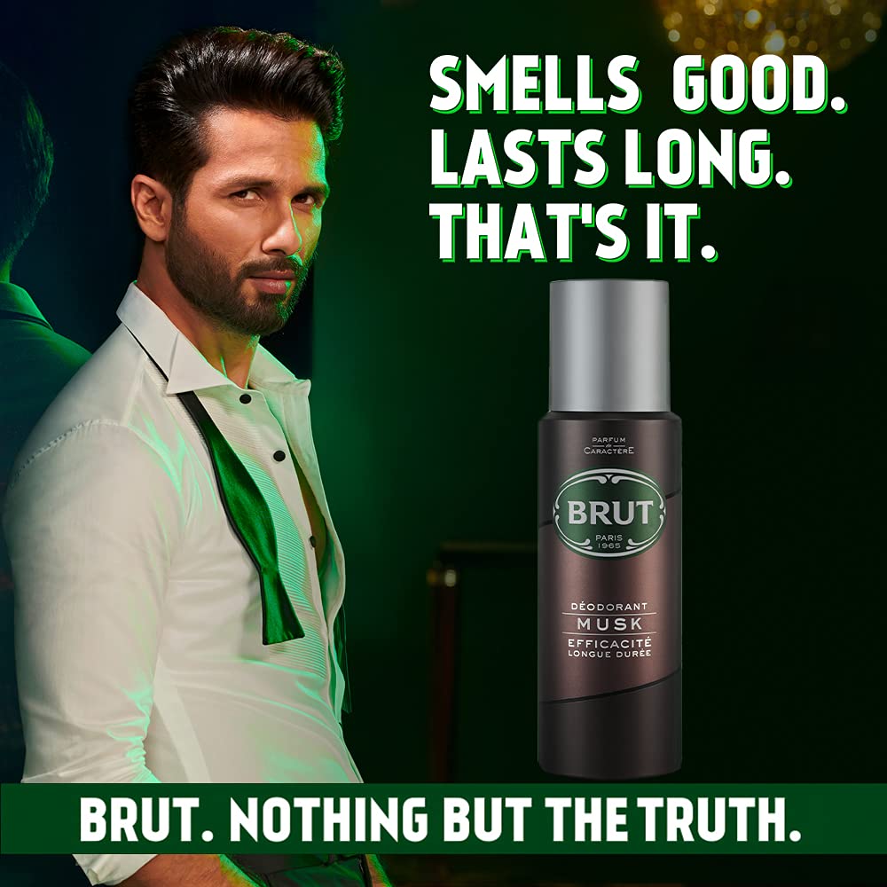 Musk by Brut Body Spray 200ml for Men