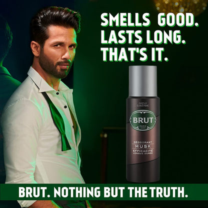 Musk by Brut Body Spray 200ml for Men