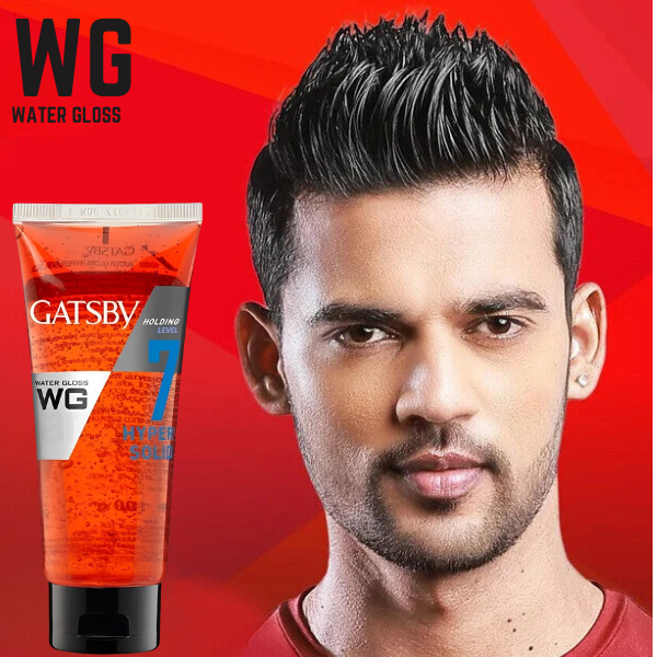 Gatsby Water Gloss Level 7 Hyper Solid Hair Gel 100g