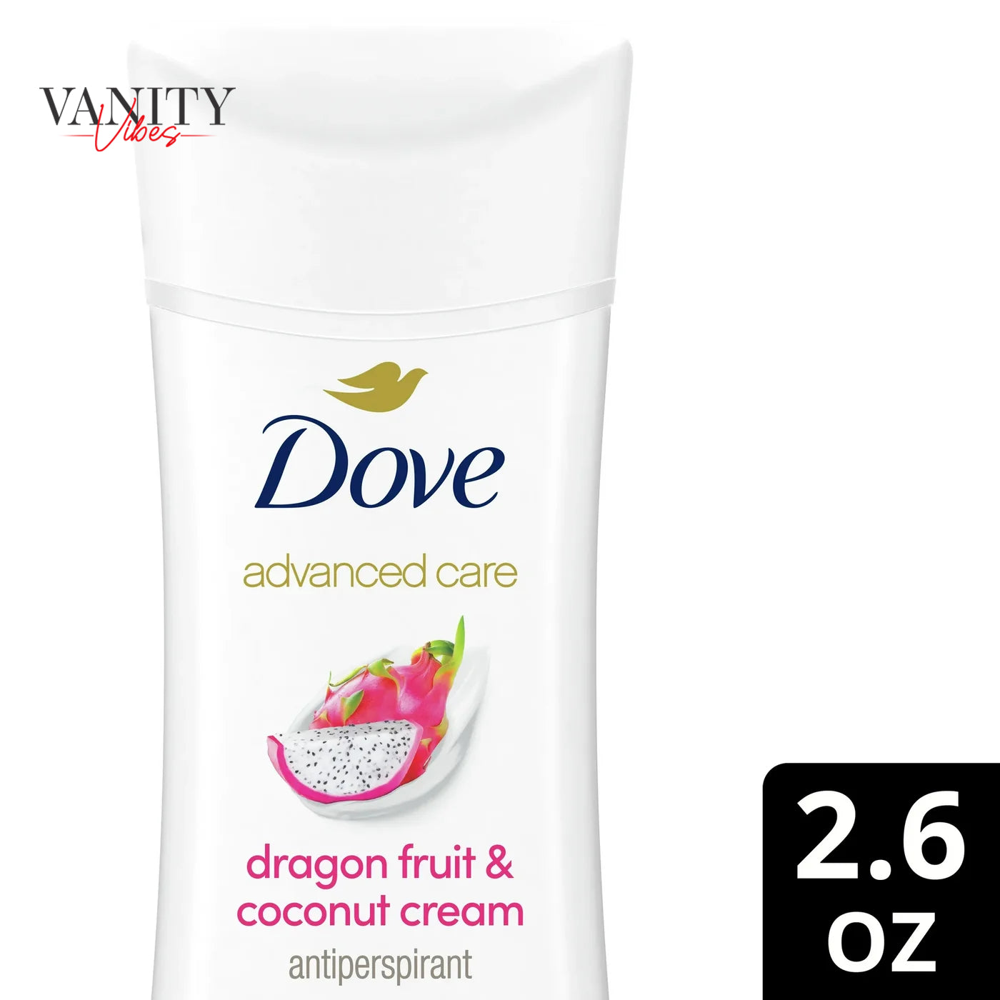 Dove Advanced Care Dragon Fruit & Coconut Cream Antiperspirant Stick Deodorants 2.6Oz-(74g)
