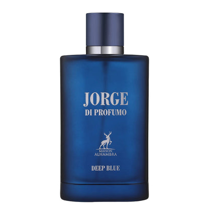 Jorge Di Profumo Deep Blue Eau de Parfum 100ml by Maison Alhambra Long-Lasting Fresh Aquatic Fragrance