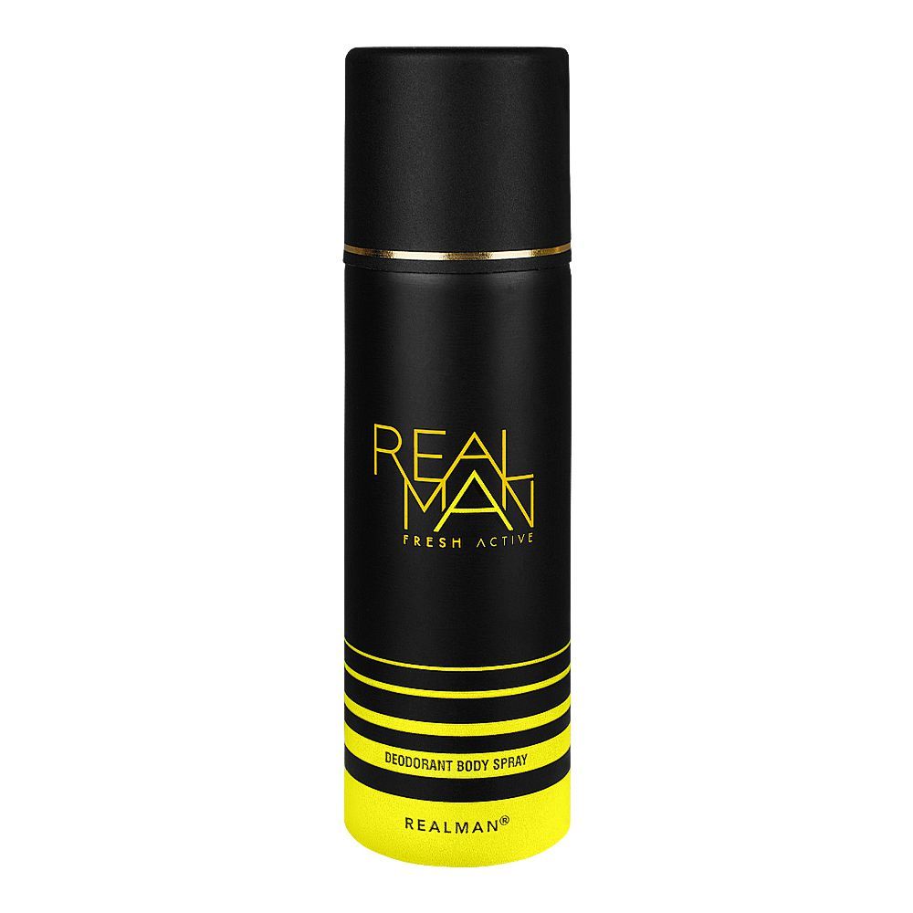 Real Man Fresh Active Deodorant Body Spray 150ml Long‑Lasting Fresh Masculine Fragrance