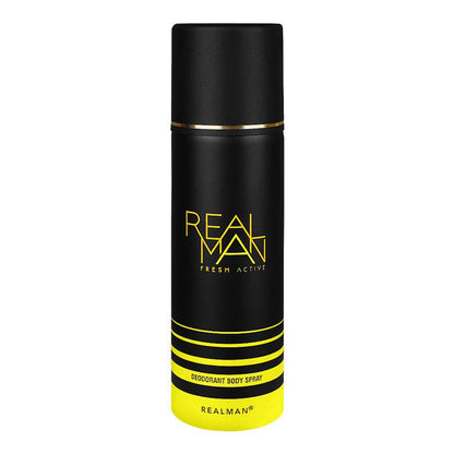 Real Man Fresh Active Deodorant Body Spray 150ml Long‑Lasting Fresh Masculine Fragrance