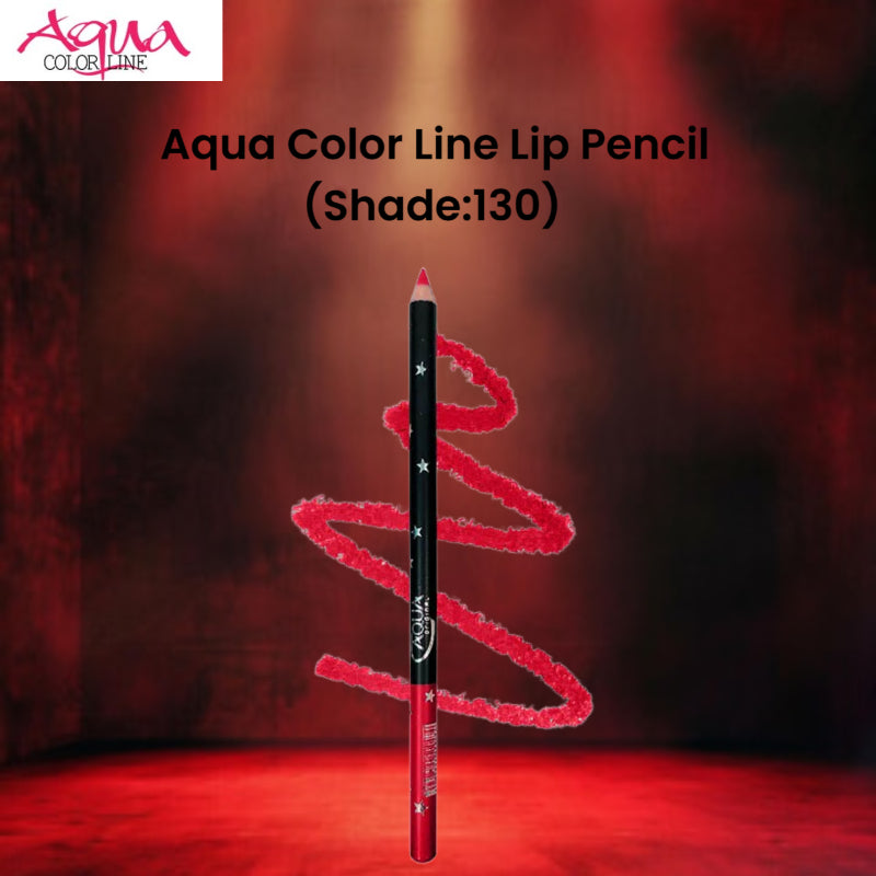 Aqua Color Line Lip Pencil (Shade:130)