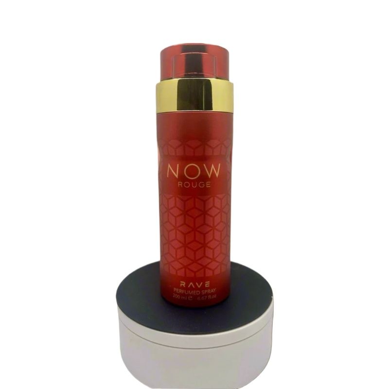 Rave Now Rouge by Lattafa perfumed body spray 200ml