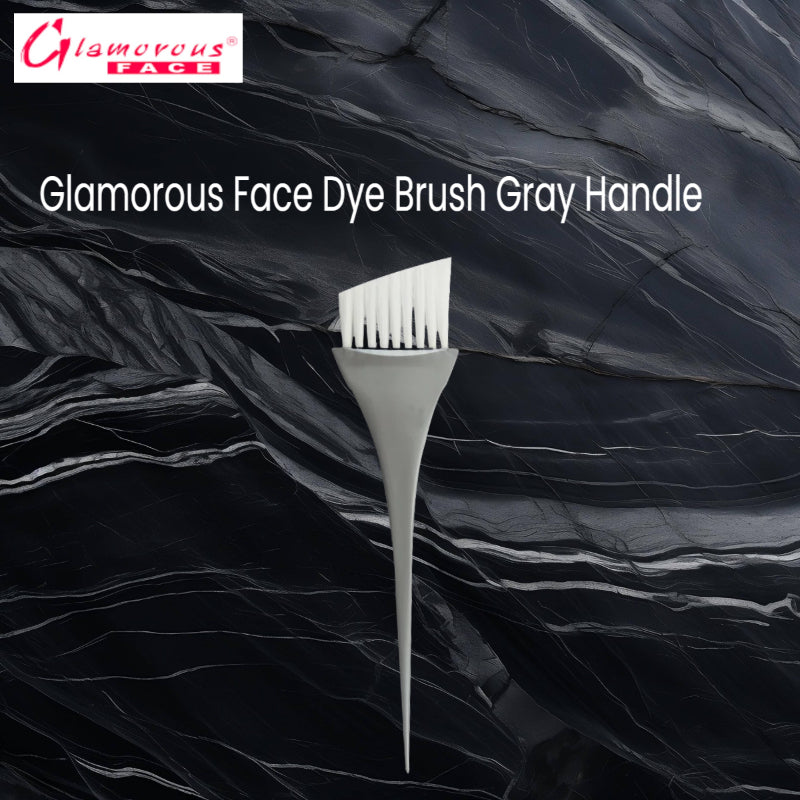 Glamorous Face Dye Brush Gray Handle