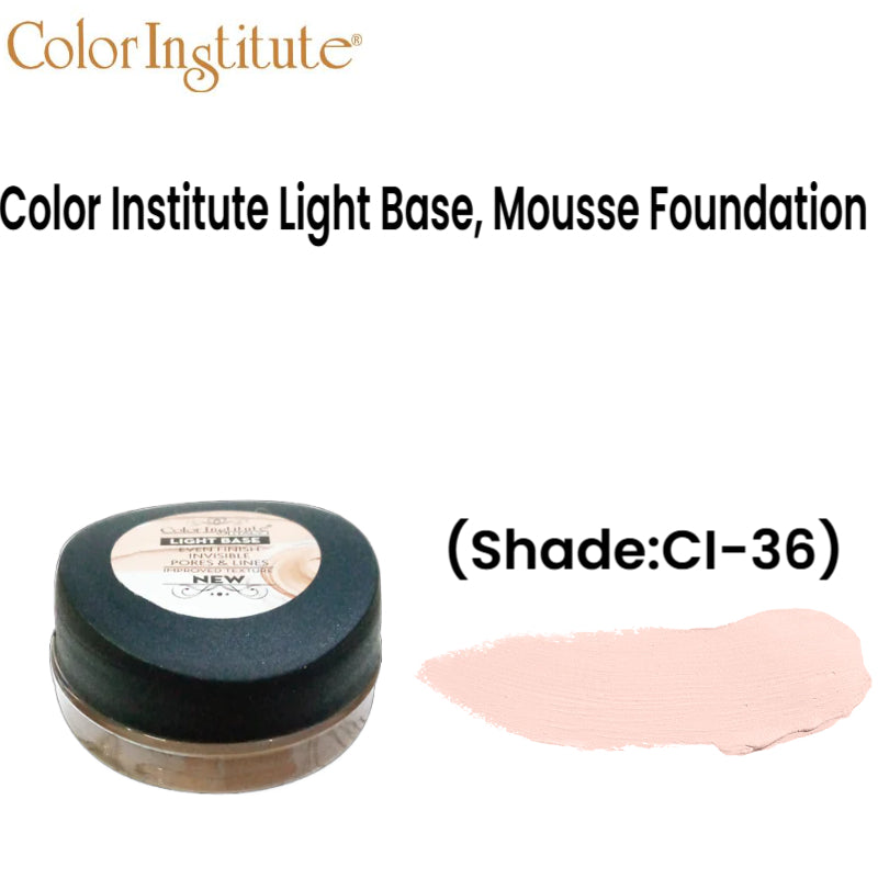 Color Institute Light Base, Mousse Foundation (Shade:CI-36)