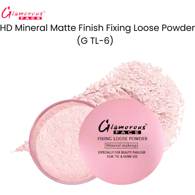Glamorous Face HD Mineral Matte Finish Fixing Loose Powder (G TL-6)