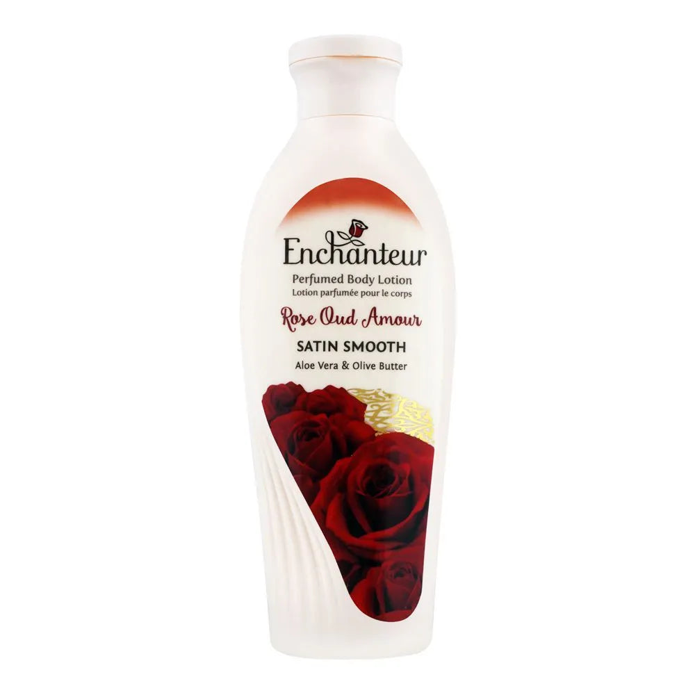 Enchanteur Stunning Perfumed Body Lotion 500ml + Enchanteur Rose Oud Amour Perfumed Body Lotion 250ml (Pack of 2)