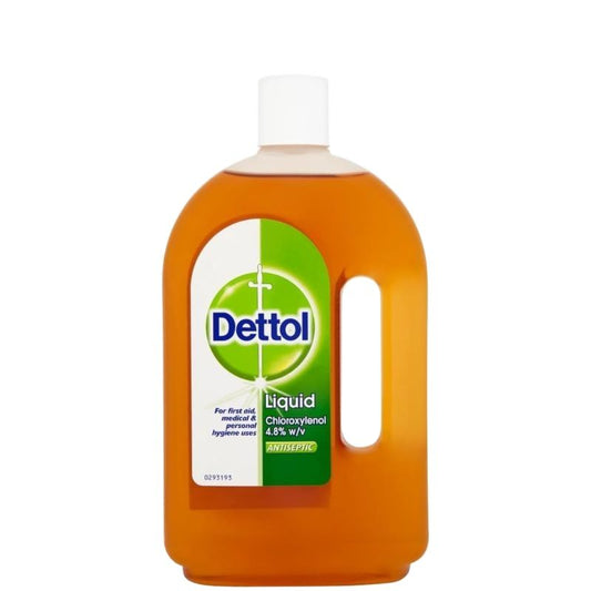 Dettol Antiseptic Liquid Chloroxylenol 4.8% w/v 750ml - Multi-Purpose Disinfectant for Germ Protection & Hygiene