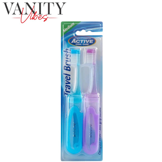 Beauty Formulas Active 2S Travel Medium Tooth Brush