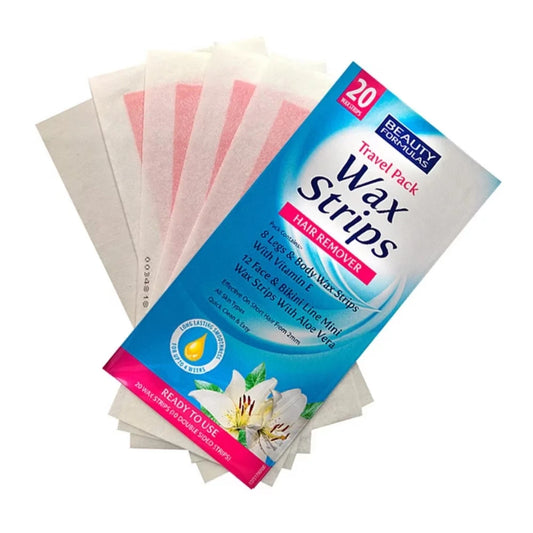 Beauty Formula Wax Strips Travel Pack 20's