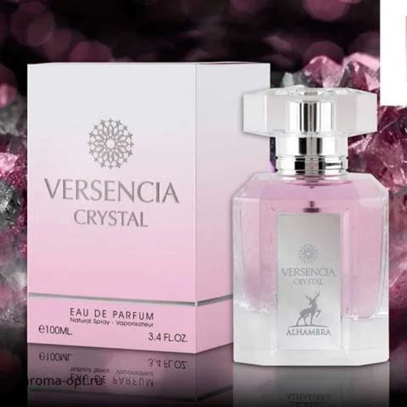 Maison Alhambra Versencia Crystal Eau de Parfum for Women 100ml Long-Lasting Elegant & Feminine Fragrance