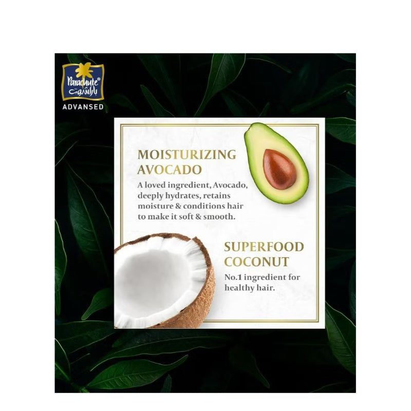 Parachute Adv Coconut & Avocado Daily Moisture Shampoo 340ml
