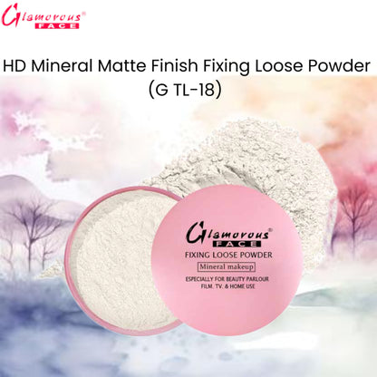 Glamorous Face HD Mineral Matte Finish Fixing Loose Powder (G TL-18)