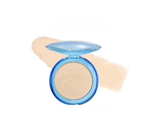 Aqua Color Line Two Way Cake Natural White Beauty Oil Control Spf 35 Powder Cake (Shade-01)