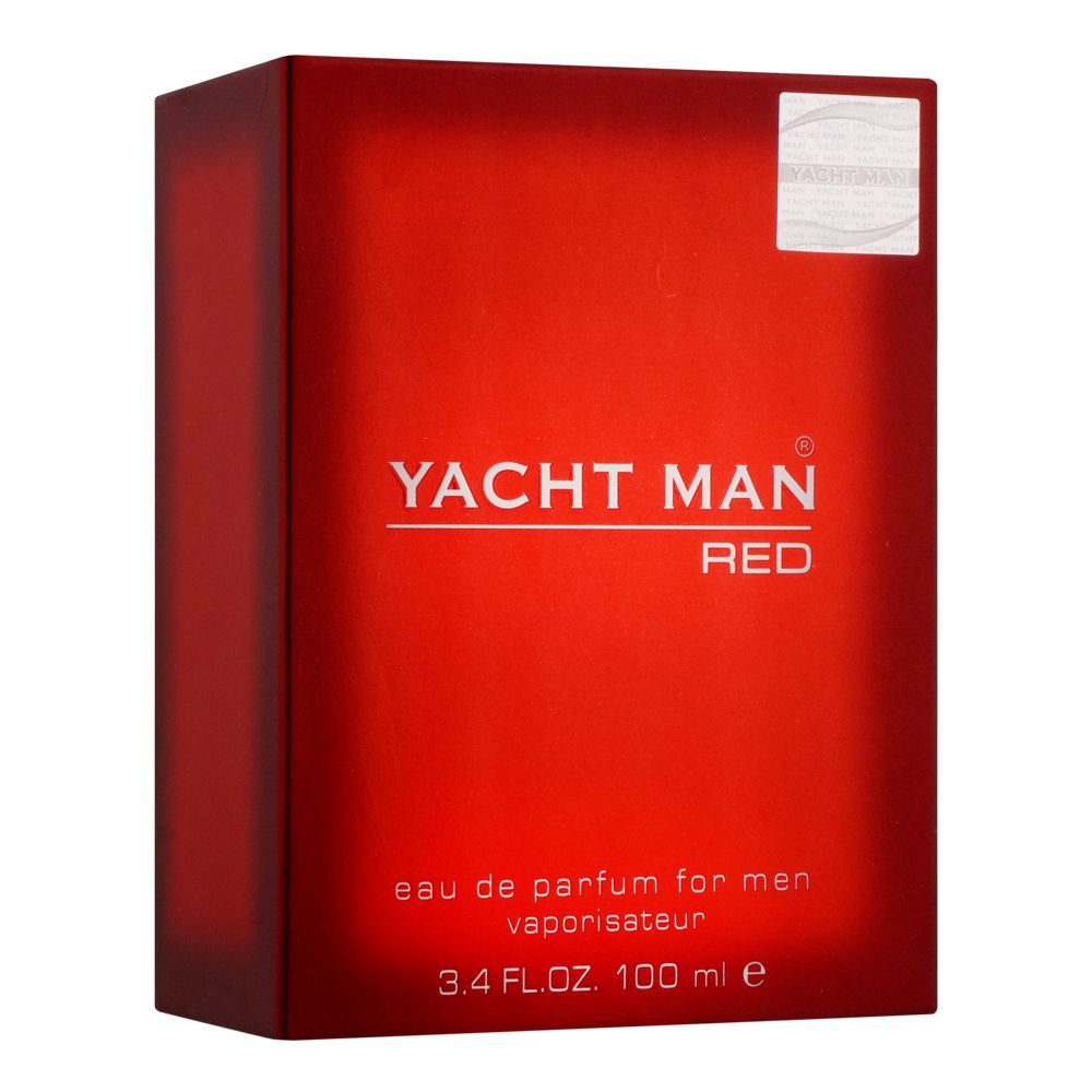 Yachtman Yacht Man Red Eau de Parfum for Men 100ml - Long Lasting Bold Masculine Luxury Fragrance Spray
