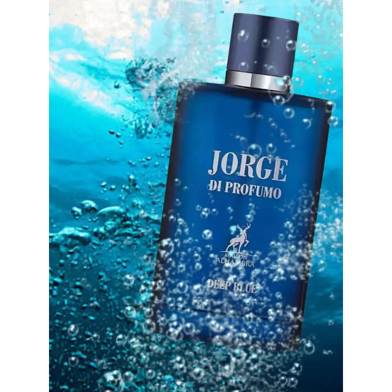 Jorge Di Profumo Deep Blue Eau de Parfum 100ml by Maison Alhambra Long-Lasting Fresh Aquatic Fragrance