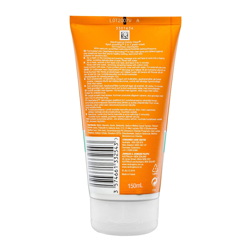 Spot Controlling 2-in-1 Face Wash Mask 150ml