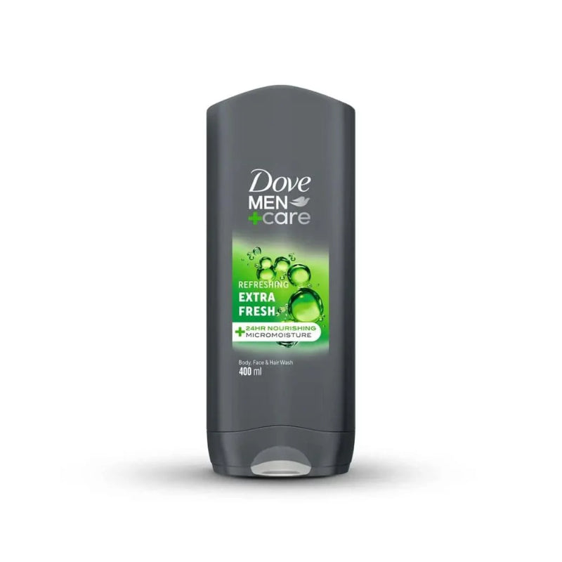 Dove Men + Care Refreshing Extra Fresh 3-in-1 Body, Face & Hair Wash 400ml