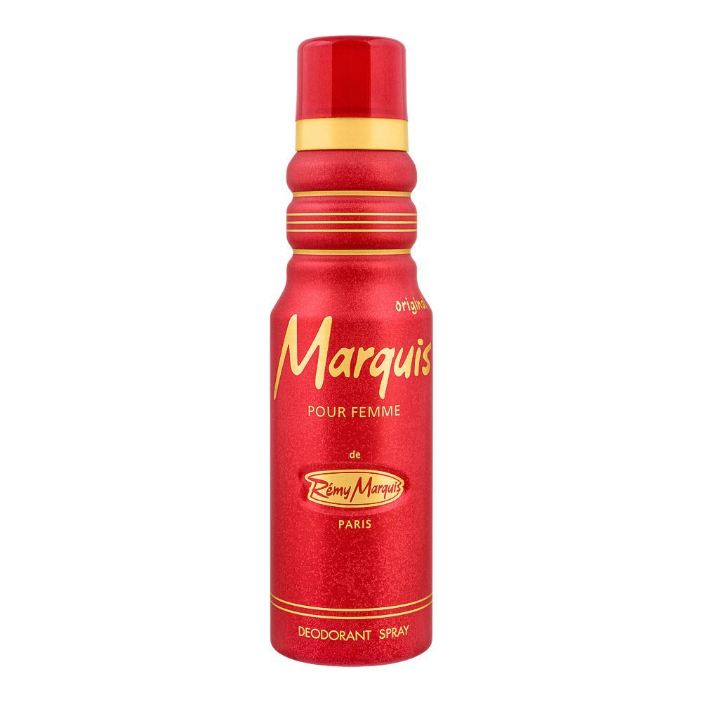 Remy Marquis Paris Original Marquis Pour Femme Deodorant Spray 175ml – Long Lasting Fresh & Elegant Fragrance for Women