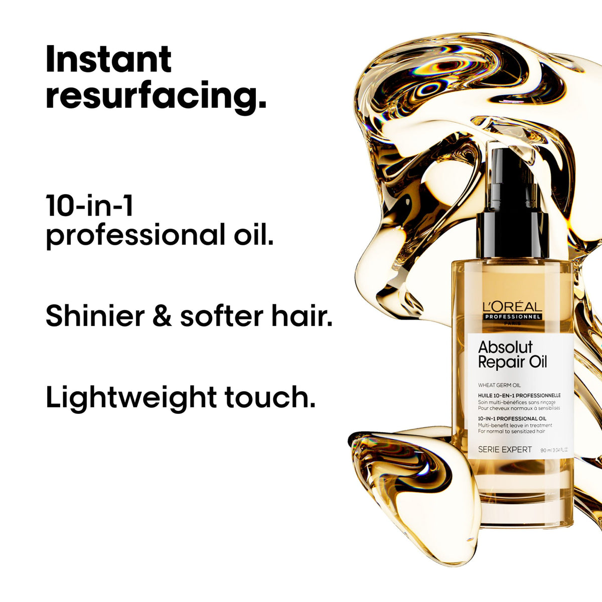 Loreal Professionnel Serie Expert Repair Oil Leave In Treatment - 90ml - For Dry And Damaged Hair