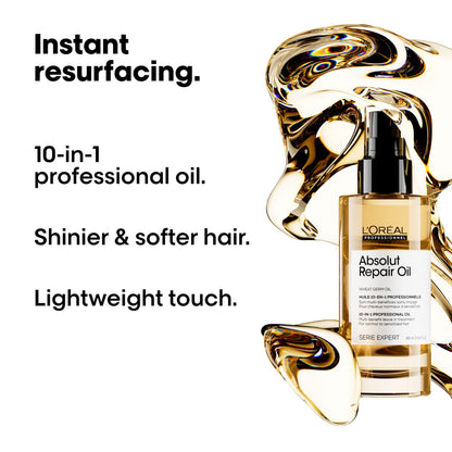 Loreal Professionnel Serie Expert Repair Oil Leave In Treatment - 90ml - For Dry And Damaged Hair