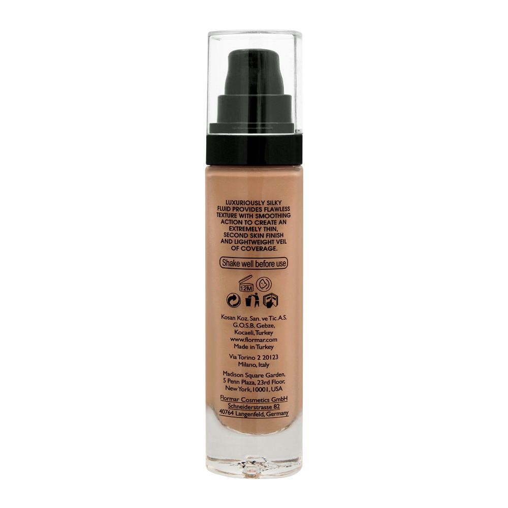 Flormar Invisible Cover HD Foundation SPF 30 (Shade: 110 Golden Beige) 30ml