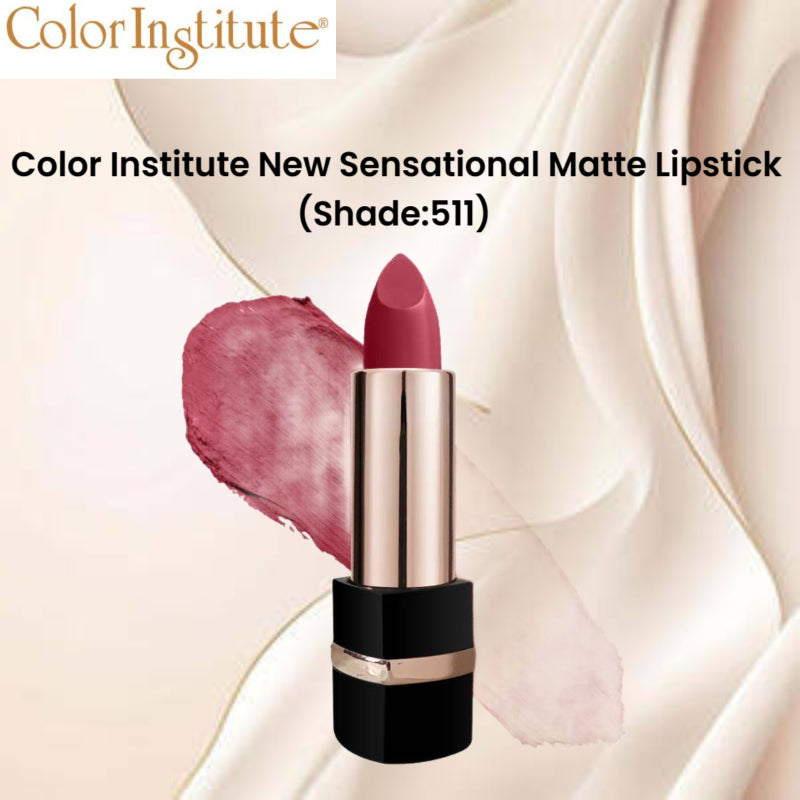 Color Institute New Sensational Matte Lipstick (Shade:511)