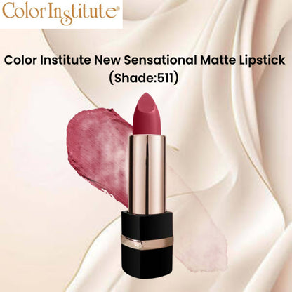 Color Institute New Sensational Matte Lipstick (Shade:511)
